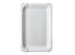 Pappteller Papstar Pure, Einweg, eckig, 130 x 200 mm, lebensmittelecht, FSC®-zertifiziert & kompostierbar, weiß, 4 x 250 Stück