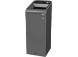 Rubbermaid Recyclingstation Configure, für Restmüll, mit Magnetverbindung, B 495 x T 367 x H 975 mm, 57 l, schwarz