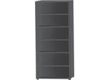 Schäfer Shop Select Regal, B 800 x T 420 x H 2240 mm, 6 OH & 5 Fachböden, graphit