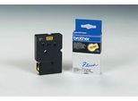 Brother Schriftbandkassette TC-601, 12 mm breit, gelb/schwarz