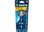 Stirnlampe Varta Work Flex Motion Sensor H20, CBOB-LED Technologie, 42-78 m, 2 Leuchtmodi & 8 Leuchtstufen, IP54