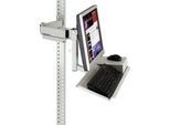 Packpool Monitorträger, Tastatur- u. Mousefläche, 15–24" Monitore, VESA 75 mm