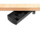 Aufbewahrungsbox Unterbau-Schwenkschale SWING, drehbar, schwarz