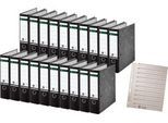 LEITZ® Ordner 1080, A4, 80 mm, Karton, Wolkenmarmor, 20 Stück + 1 x LEITZ® Trennblätter