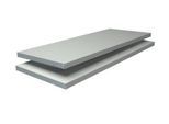 Fachboden, für Steckregal, 1000 x 400 mm, weiß, 2 Stück