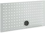 Schäfer Shop Pure Lochwand für AST31 Tischaufbau, bis 150 kg, B 750 x H 380 mm, Stahl, lichtgrau