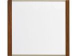 moedel Türschild LMH, Aluminium- und Holzrahmen, Holzart wählbar, Polyester-Abdeckung, Klebemontage, B 159,5 x H 150,5 mm, bronze/Nussbaum
