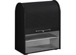Korpus Universalschrank, ohne Rollladen, B 980/800 x T 450 x H 800/980 mm, schwarz