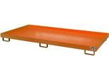 Regalwanne Typ RW/RW 2700-1, ohne Gitterrost, orange RAL2000