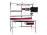 Rocholz Komplettpacktisch Kompakt System Flex, 1600 mm, höhenverstellbar