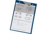 EICHNER Auftragstasche Secure, für DIN A4 Dokumente, 10 Stück, inkl. Schlüsselfach, B 230 x T 5 x H 330 mm, blau