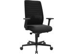 Schäfer Shop Genius Bürostuhl SSI Lady Proline, mit Armlehnen, 3D-Punktsynchronmechanik, Wellnesssitz, 3D-Netz-Rückenlehne, schwarz