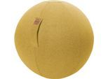 Sitzball FELT, Filzimitat 100% Polyester, waschbar, reißfest, Trageschlaufe, senf