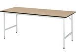 Arbeitstisch, MDF-Platte, 2000 x 800 x 800-850 mm