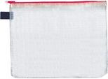 Reißverschluss-Sammelbeutel, für Format DIN B6, B 230 x H 183 mm, rot, 10 Stück