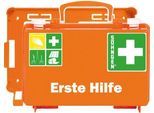 Erste-Hilfe-Koffer SÖHNGEN® QUICK, Inhalt gemäß DIN 13 157, mit Inneneinteilung & Wandhalterung, L 260 x B 170 x H 110 mm, ABS-Kunststoff, orange