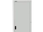 Schäfer Shop Select Schiebetürenschrank, mit 4 Einlegeböden, B 950 x T 400 x H 1950 mm, Stahl, lichtgrau