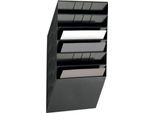 Durable Prospektspender Flexiboxx 6, 6 Spender, A4, quer, schwarz