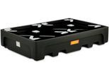 IBC-Auffangwanne, Polyethylen, 1100 l, 3000 kg, unterfahrbar