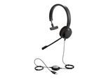 Jabra On-Ear Headset Evolve 20 MS, USB, Schaumstoff-Ohrpolster, Mono