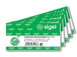 Sigel Garderoben-Nummernblock GN500, m. Lochstanzung, 1 - 500 nummeriert, 5 Stück