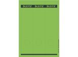 LEITZ® Rückenschilder lang, PC-beschriftbar, Rückenbreite 80 mm, selbstklebend 75 St., grün