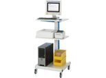 Computer-Ständer Typ 6001, B 650 x T 650 x H 1150 mm, mobil