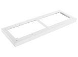 Schäfer Shop Genius Stahlsockel TETRIS WOOD, für Regale/Schränke B 1000 mm, weiß