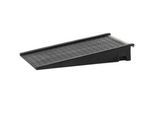 Auffahrrampe für CEMO PE-Fassauffangwannen 270/8, Polyethylen, L 1260 x B 800 x H 200 mm