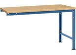 Manuflex Ansatztisch UNIVERSAL Spezial, Tischplatte Multiplex, 1500x1000, brillantblau