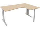Winkelschreibtisch ARLON-OFFICE, B 1600 x T 1200 x H 730 mm, Eiche-Dekor