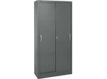 Schäfer Shop Select Schiebetürenschrank, 5 Ordnerhöhen, B 1200 mm, graphit RAL 7024