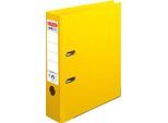 herlitz Ordner maX.file protect plus, DIN A4, Rückenbreite 80 mm, gelb