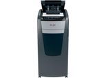 Rexel Optimum AutoFeed+ 750X Aktenvernichter P4, Vollautomatik, Partikelschnitt 4 x 30 mm, 140 l, 750 Blatt Schnittleistung, mit Rollen, schwarz
