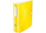 LEITZ® Ordner Active WOW, DIN A4, Rückenbreite 82 mm, gelb