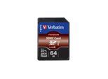 Verbatim Speicherkarte SDHC/SDXC Premium, Speicherkapazität 64 GB