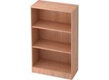 Regal TARVIS, 3 OH, B 800 x T 400 x H 1270 mm, Nussbaum-Dekor