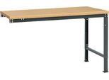Manuflex Ansatztisch UNIVERSAL Spezial, Tischplatte Multiplex, 1500x1000, anthrazit