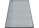 Schmutzfangmatte miltex Eazycare Style, eckig, antistatisch, UV-beständig, waschbar, High-Twist-Nylon & Niltrilgummi, 1200 x 2000 mm, verkehrsgrau