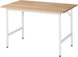 RAU Arbeitstisch, Buche-Platte, 1250 x 1000 x 800-850 mm
