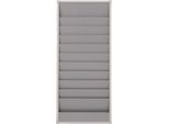 Werkstattplaner Eichner, 2-bahnig, 10 Schienen, für bis zu 20 Auftragstaschen des Formates A5, B 554 x H 960 mm, Kunststoff, grau