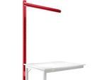 Aufbauportal f. Ansatztisch STANDARD Arbeitstisch-/Werkbanksystem UNIVERSAL/PROFI, 1250 mm, rubinrot