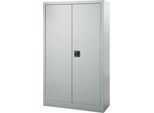 Schäfer Shop Select Aktenschrank, abschließbar, Höhe 1585 mm, Breite 950 mm, lichtgrau RAL 7035