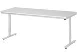 Rau ESD-Arbeitstisch Adlatus, elektrisch höhenverstellbar, 28 mm Spanplatte mit Melaminbelag, bis 150 kg, B 2000 x T 800 x H 720-1120 mm, lichtgrau