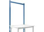 Aufbauportal, Grundtisch SPEZIAL Arbeitstisch-/Werkbanksystem UNIVERSAL/PROFI, 1250 mm, brillantblau
