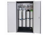 Druckgasflaschenschrank G-ULTIMATE-90 Standard, Doppelflügeltür, 4x 50 l Flaschen, B 1198 x T 615 x H 2050 mm