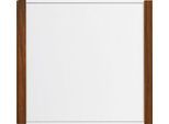moedel Türschild LMH, Aluminium- und Holzrahmen, Holzart wählbar, Polyester-Abdeckung, Klebemontage, B 159,5 x H 150,5 mm, silber/Nussbaum