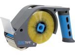 ZeroTape® Handabroller, für Rollen B 48 mm x L 150 m, leise abrollend, blau