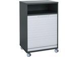 Mobiler Catering-Schrank mit Rollladen, B 650 x T 480 x H 1000 mm