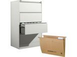 Hängeregistraturschrank + Hängemappen 50 Stück, gratis